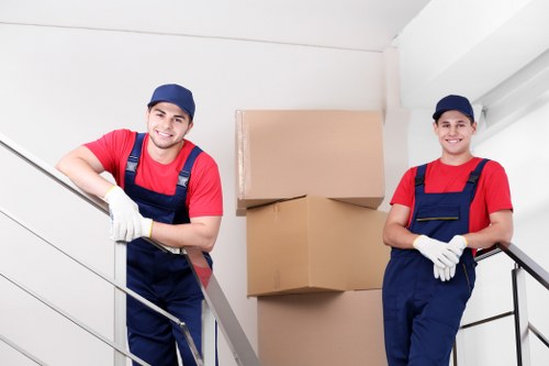 Flat move support in Catford with careful handling on stairs
