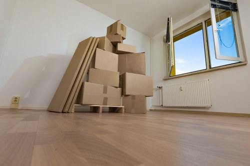 Careful wrapping of fragile belongings during a Catford packing service