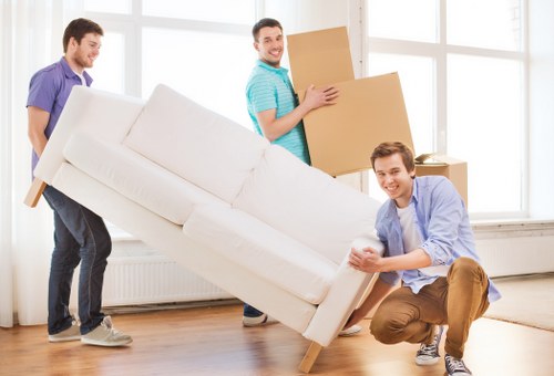 Packed household items ready for same-day removals in Catford