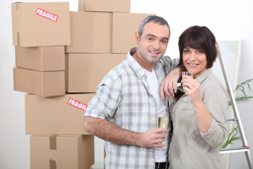 Prepared packing supplies for a local Catford relocation